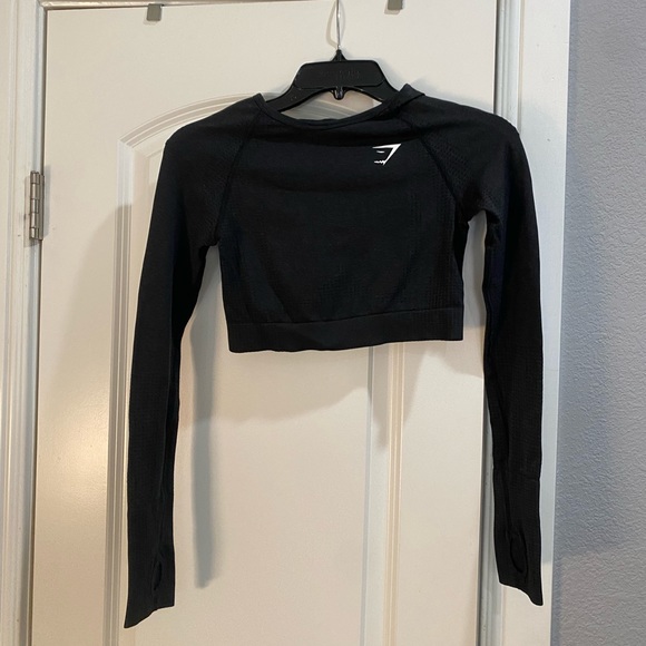 Gymshark Tops Gymshark Vital Seamless Long Sleeve Crop Top Poshmark
